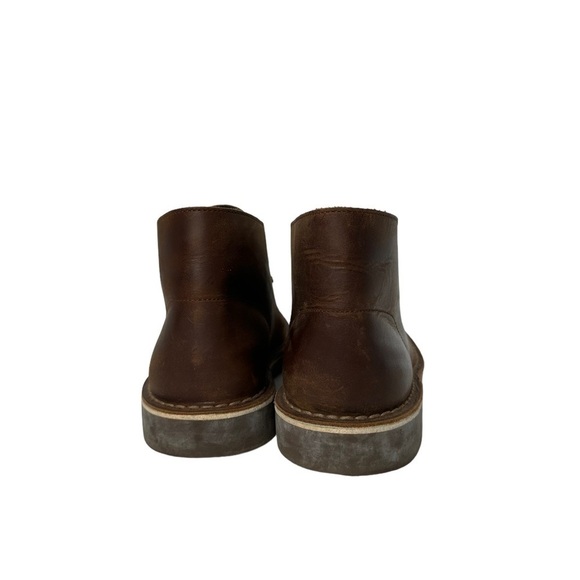 CLARKS Bushacre 3 Chukka Boot in Beeswax Brown Leather Desert Boot Mens - Picture 3 of 7